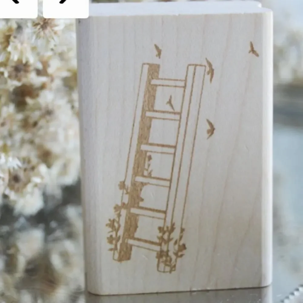Jesslynn Padilla Wooden Stamp never used Ladder